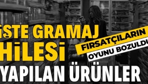 Hangi ürünlerde ne kadar gramaj hilesi yapılıyor?