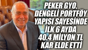 Peker GYO'dan 40.4 milyon TL kar