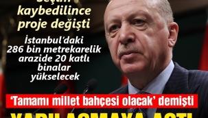 BİR HALK YALANI DAHAMİLLET BAHÇESİ BAHANE ,RANT ŞAHANE 20 KAT İMAR İZNİ