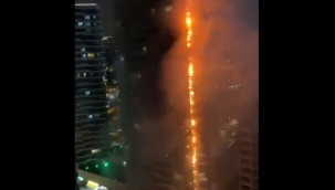 İstanbul Fikirtepede bir rezidansta yangın çıktı !Yangın Boyası Kullanılmamış.! 