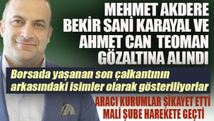 Emniyet boşa operasyon yapmış ! Borsacı Mehmet Akdere tahliye edildi