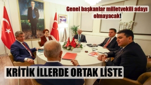 Genel başkanlar milletvekili adayı olmayacak!