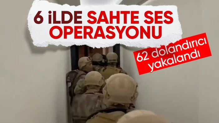 Bakan Yerlikaya açıkladı: 'Sahte ses' operasyonunda 62 gözaltı