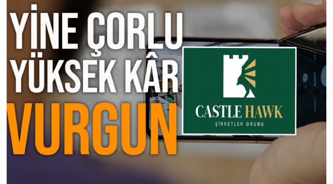  Castle Hawk adlı şirketin 900 milyon TL'lik vurgun iddialarını konuşuyor.