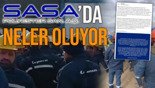 Adana'daki SASA Polyester şirketinde maaş krizi yaşanıyor. Şirket, işçiler toplu istifasıyla zor günler yaşıyor. 