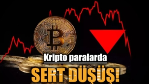 Kripto paralarda sert düşüş!