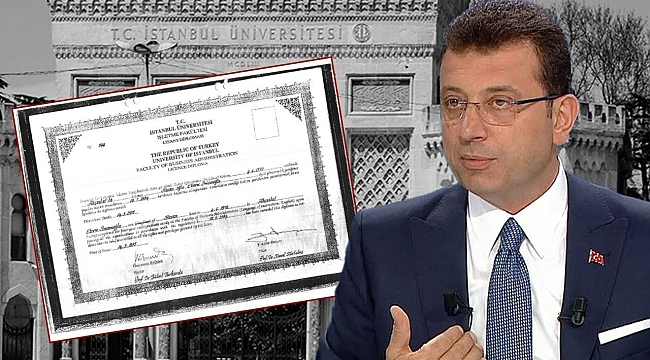 Diploması iptal edilen Ekrem İmamoğlu aday da olamıyor!