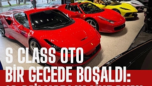 S Class Oto bir gecede boşaldı: 10 milyarlık vurgun!